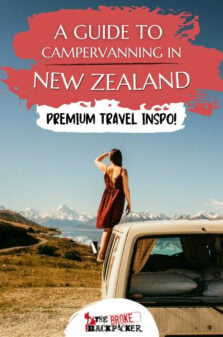 Campervanning in New Zealand Pinterest Image