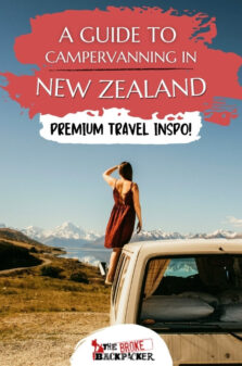 motorhome travel in new zealand Campervanning in New Zealand Pinterest Image