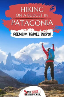 Hiking Patagonia on a Budget Pinterest Image