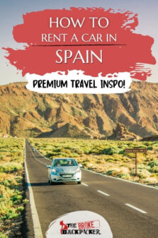 Car Rental in Spain Pinterest Image