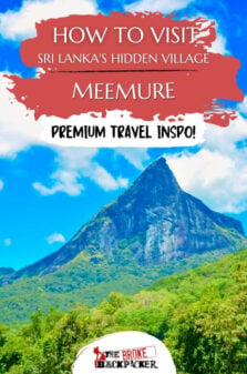 Backpacking Meemure Village Pinterest Image