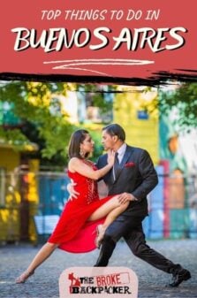 Things to do in Buenos Aires Pinterest Image