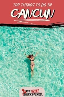 Things to do in Cancun Pinterest Image