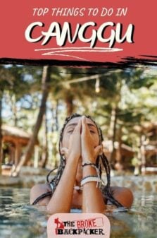 Things to do in Canggu Pinterest Image