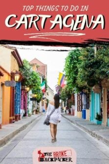 Things to do in Cartagena Pinterest Image