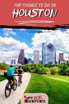 Things to do in Houston Pinterest Image