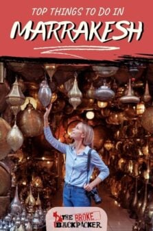 Things to do in Marrakech Pinterest Image
