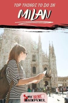 Things to do in Milan Pinterest Image