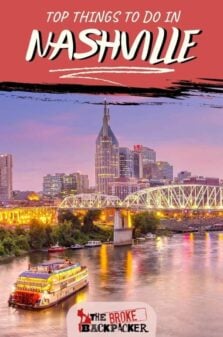 Things to do in Nashville Pinterest Image