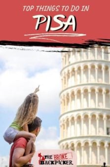 Things to do in Pisa Pinterest Image