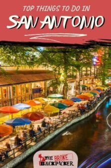 Things to do in San Antonio Pinterest Image