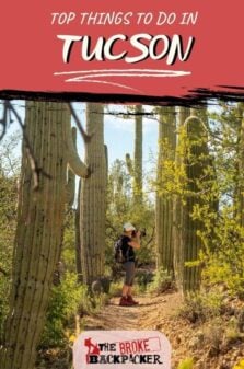 Things to do in Tucson Pinterest Image