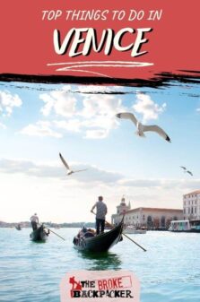 Things to do in Venice Pinterest Image