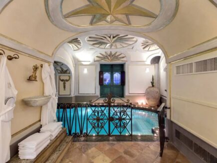 Lavish interiors in this 5 BR villa Italy