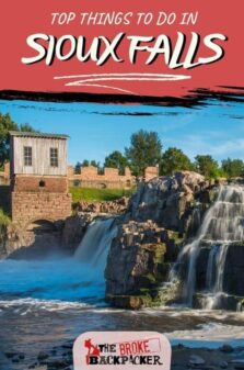 Things to do in Sioux Falls Pinterest Image