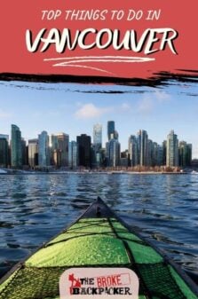 Things to do in Vancouver Pinterest Image