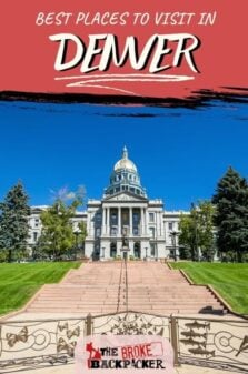 Places to Visit in Denver Pinterest Image