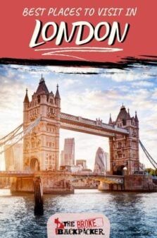 Places to Visit in London Pinterest Image