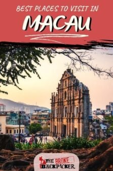 Places to Visit in Macau Pinterest Image