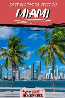 Places to Visit in Miami Pinterest Image