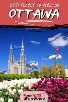 Places to Visit in Ottawa Pinterest Image