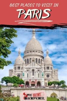 Places to Visit in Paris Pinterest Image