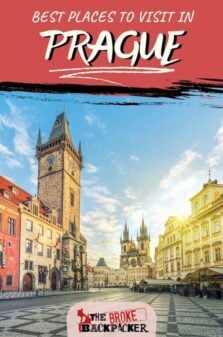 Places to Visit in Prague Pinterest Image