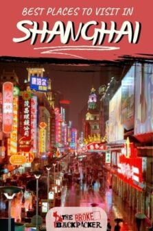 Places to Visit in Shanghai Pinterest Image