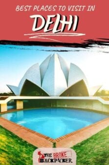 Places to Visit in Delhi Pinterest Image