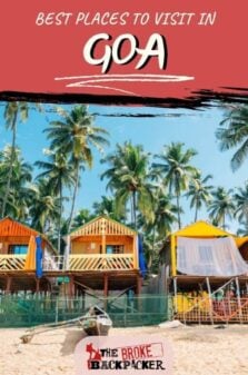 Places to Visit in Goa Pinterest Image
