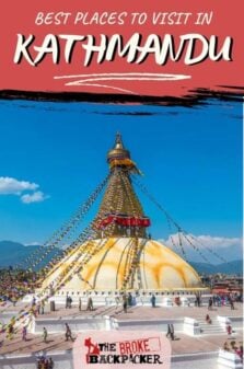 Places to Visit in Kathmandu Pinterest Image