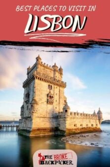 portugal places to visit in lisbon Places to Visit in Lisbon Pinterest Image