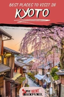 Places to Visit in Kyoto Pinterest Image