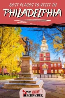 Places to Visit in Philadelphia Pinterest Image