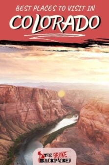 Places to Visit in Colorado Pinterest Image