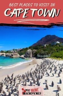 Places to Visit in Cape Town Pinterest Image