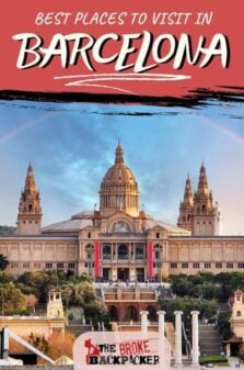 Places to Visit in Barcelona Pinterest Image