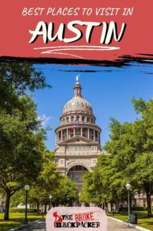 Places to Visit in Austin Pinterest Image
