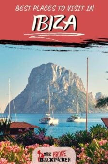 Places to Visit in Ibiza Pinterest Image