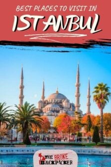 Places to Visit in Istanbul Pinterest Image