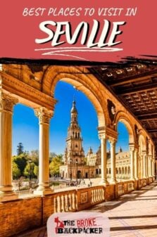 Places to Visit in Seville Pinterest Image