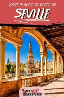 Places to Visit in Seville Pinterest Image