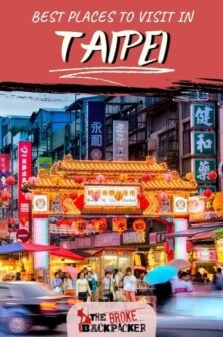 Places to Visit in Taipei Pinterest Image
