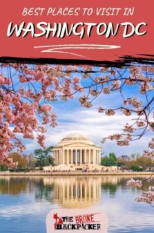 Places to Visit in Washington DC Pinterest Image