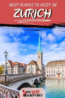 Places to Visit in Zurich Pinterest Image