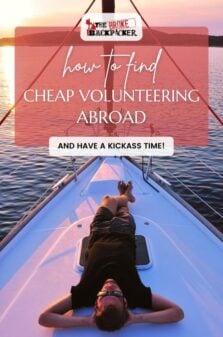 Cheap Volunteer Abroad Pinterest Image