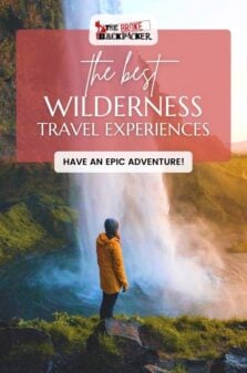 Top 10 wilderness experience Pinterest Image