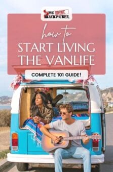 How to live in a van and travel Pinterest Image