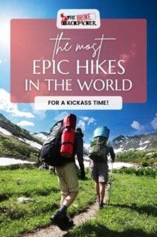 Hikes in the World Pinterest Image