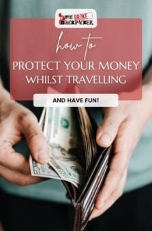 Protect your Money while Travelling Pinterest Image